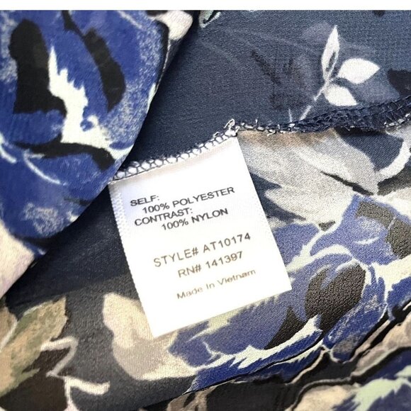 ASTR Floral Relaxed Boho Blouse M - Picture 11 of 11